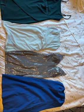 Blue Mini Dresses (four)